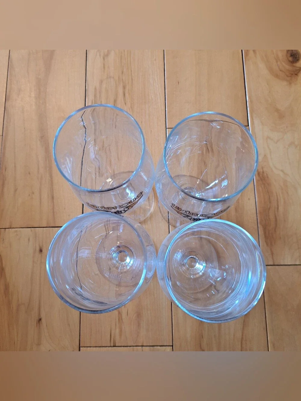 UNIBROUE BELGIUM ALE STEM TULIP GLASSES Set of 4 EXCELLENT!